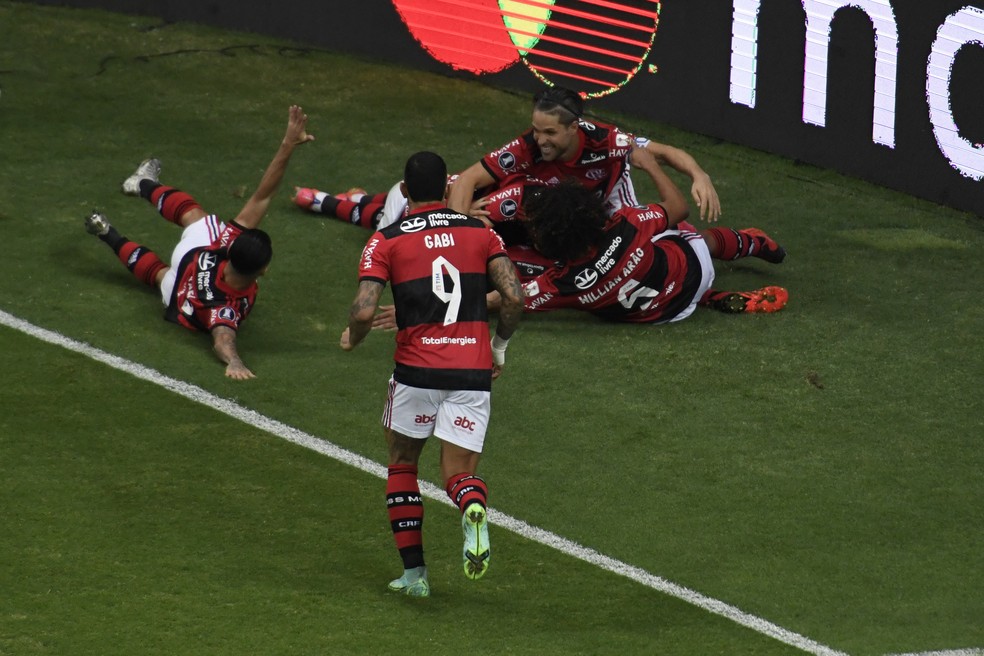 Flamengo x Defensa Y Justicia Libertadores — Foto: Mateus Bonomi/AGIF