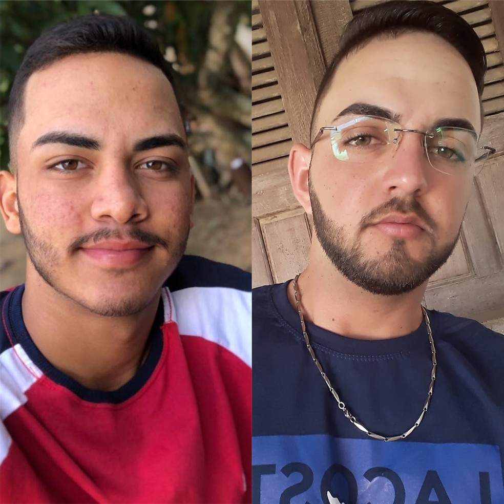 Kayc Costa Lima (à esquerda) tentou salvar o amigo Antônio Levir Silva da Costa (à direita), mas os dois morreram afogados em um reservatório em Tianguá. — Foto: Arquivo pessoal