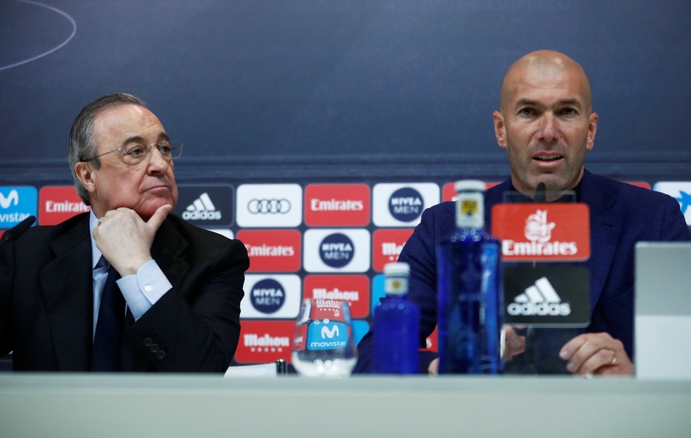 Volta de Zidane teria sido prioridade para Florentino Pérez neste momento — Foto: Reuters