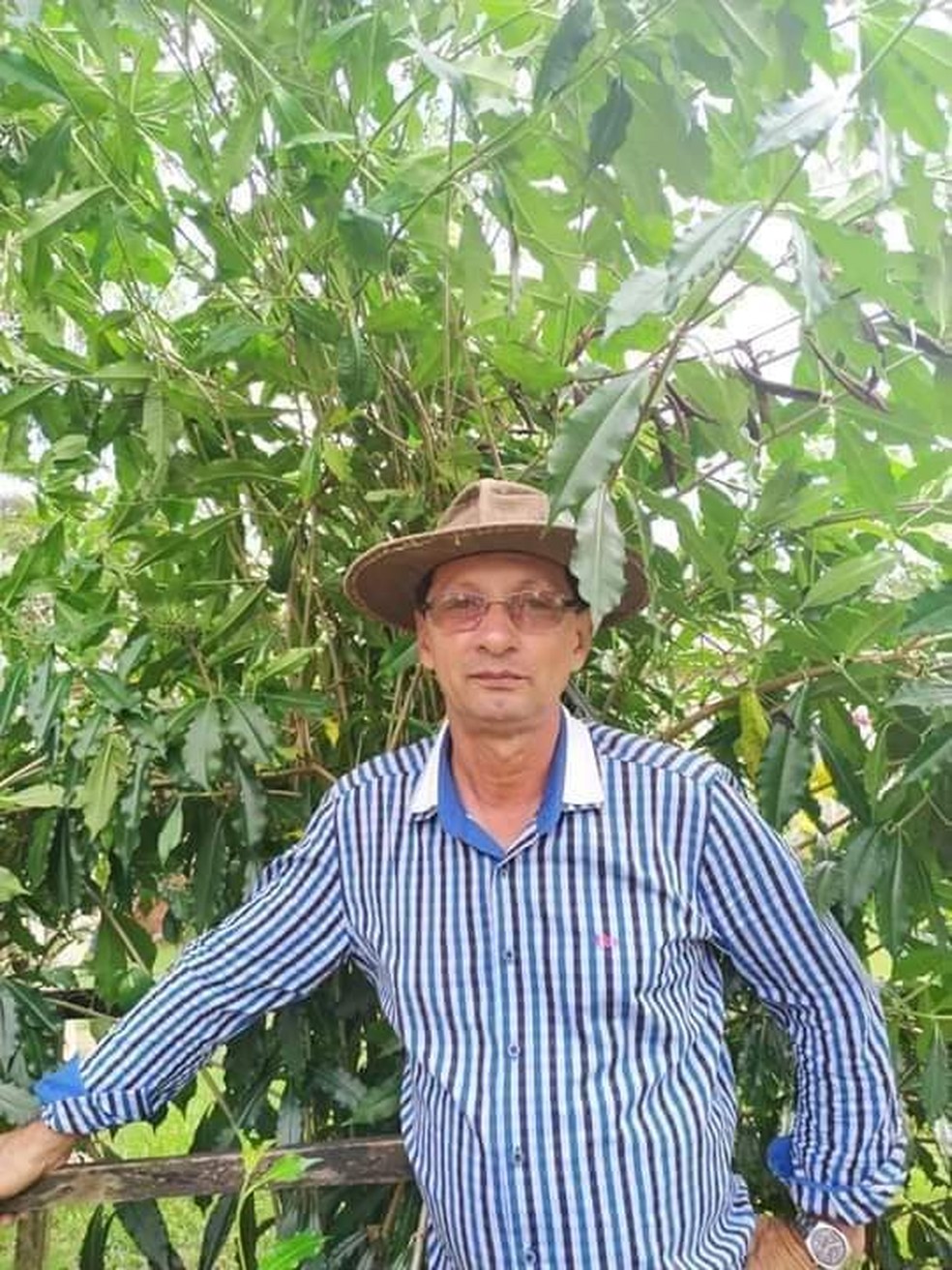 Valmir Francisco dos Anjos, de 60 anos, desapareceu após sair para pescar em Cacoal — Foto: Reprodução/Redes sociais