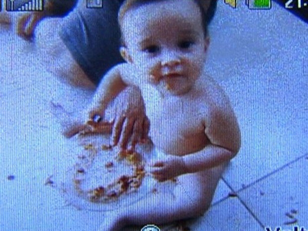 Analy Pires de Elias, de 1 ano e 9 meses morre em acidente na GO-080, entre Goiânia e Nerópolis, em Goiás (Foto: Reprodução/TV Anhanguera)