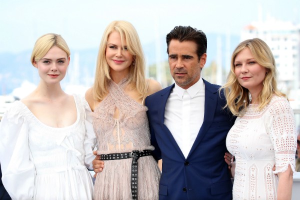 Elle Fanning, Nicole Kidman, Colin Farrell e Kirsten Dunst (Foto: Getty Images)