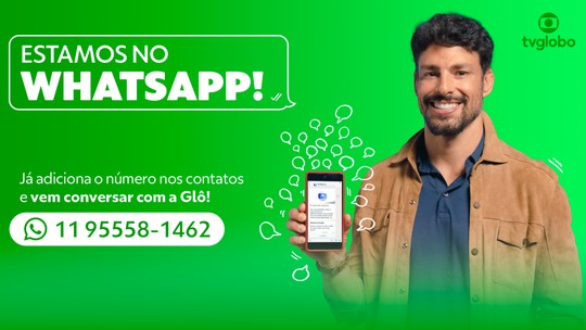 Fale com a TV Globo pelo WhatsApp