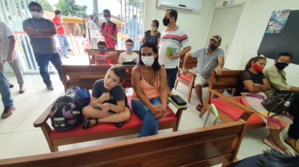 Vacinação para crianças de 5 a 11 anos começou nesta segunda-feira (17) — Foto: Andryo Amaral/Rede Amazônica Acre