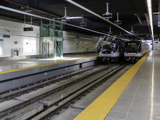 A Linha 1, construída pela Odebrecht e inaugurada em 2014, tem 15,8 quilômetros e 14 estações que cortam a cidade do Panamá de norte a sul (Foto: Divulgação)