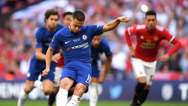 Hazard garantiu o tÃ­tulo da Copa da Inglaterra para o Chelsea