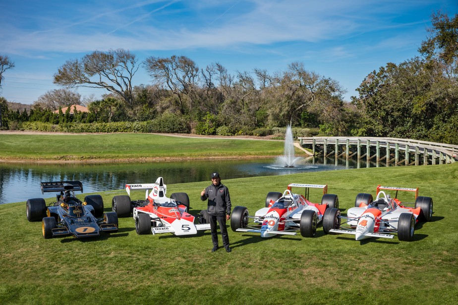 Nos EUA, tributo a Fittipaldi reúne carros campeões da F1 e da Indy pela primeira vez