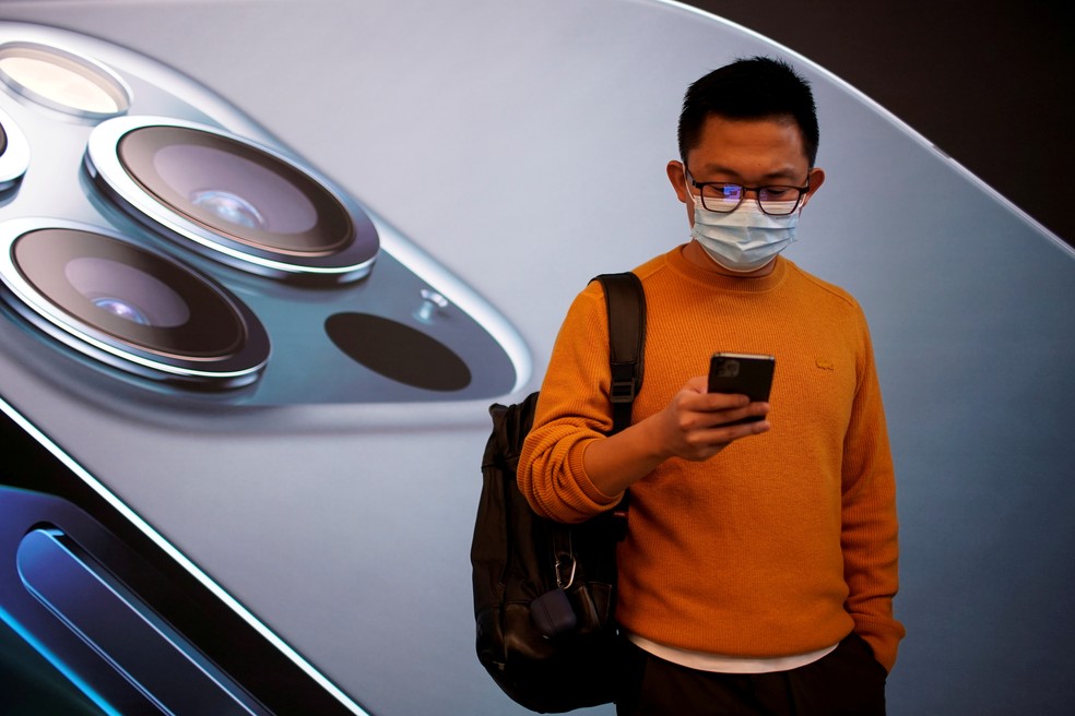 iOS 16 foi anunciado durante a WWDC, conferência global da Apple para desenvolvedores — Foto: REUTERS/Aly Song
