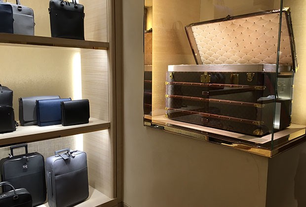 Por dentro da nova loja da Louis Vuitton, em NY (Foto: Larissa Gomes)