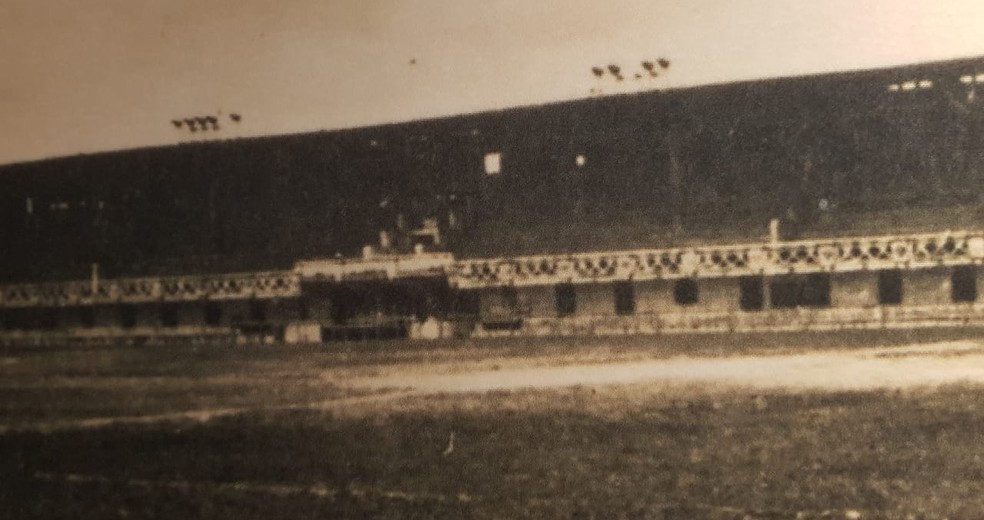 Antigo Estádio Presidente Antônio Carlos, do Atlético-MG — Foto: Museu do Mineirão/ Acervo do Museu Histórico Abílio Barreto