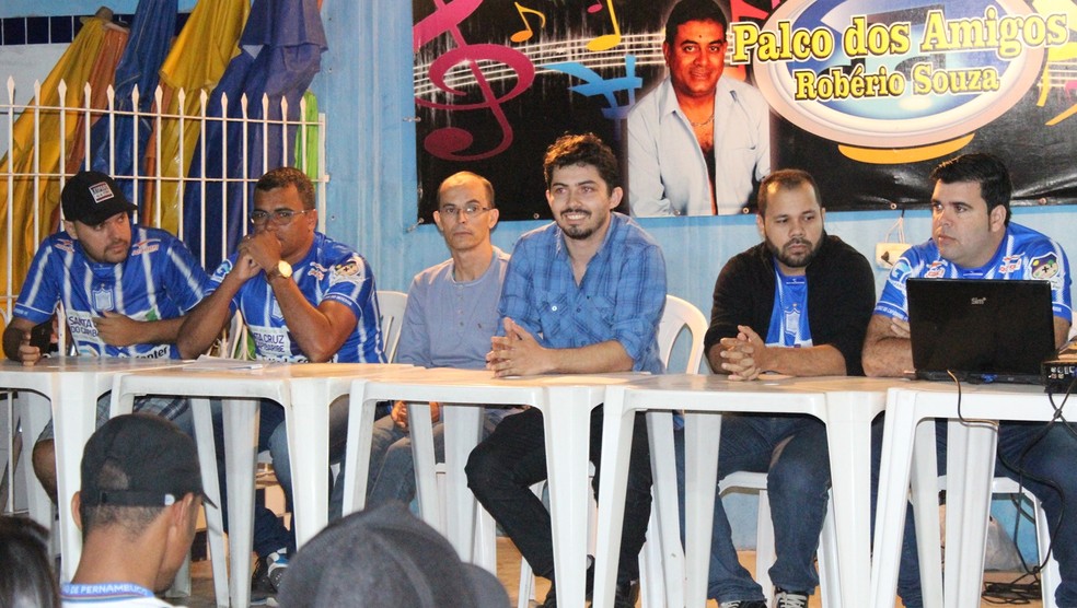 Nova diretoria foi apresentada em coletiva (Foto: Divulgação / Assessoria)