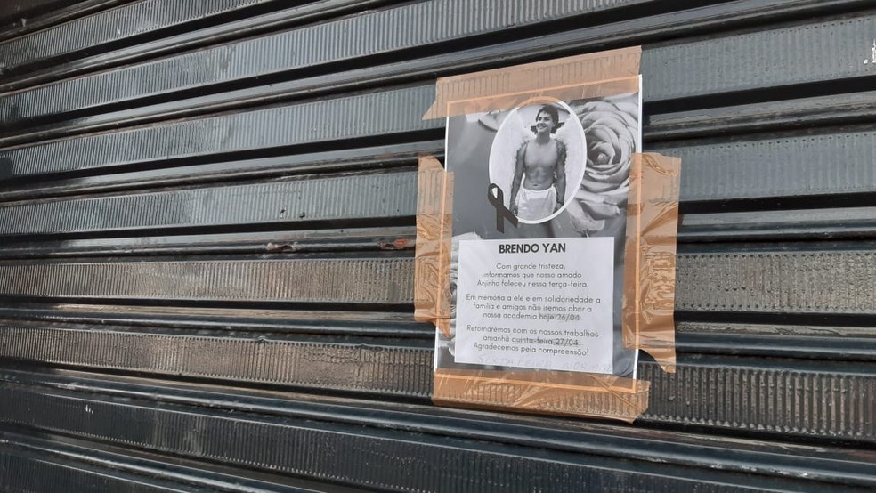 Parte do comércio do bairro fechou as portas após morte de Brendo Yan — Foto: Sérgio Henrique Santos/Inter TV Cabugi