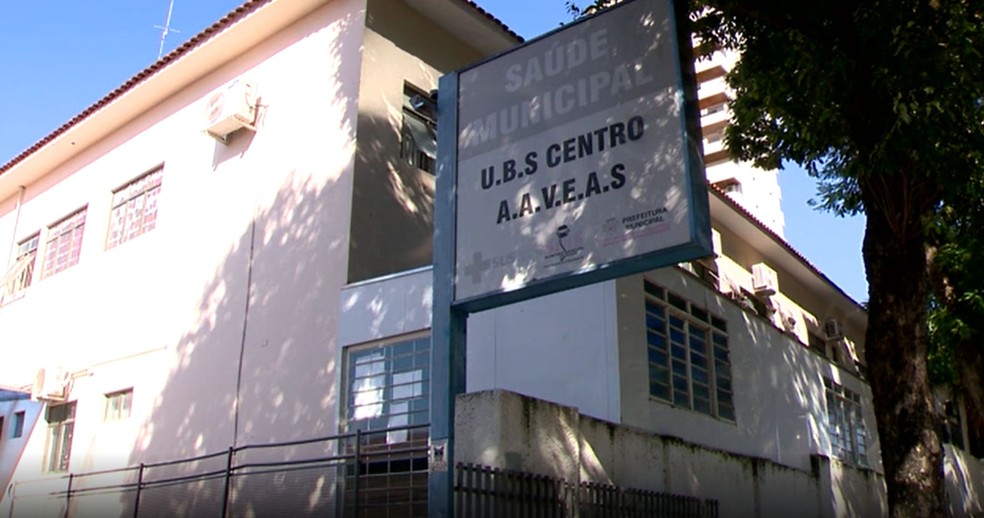 Unidade Básica de Saúde, no Centro de Presidente Prudente — Foto: TV Fronteira/Reprodução