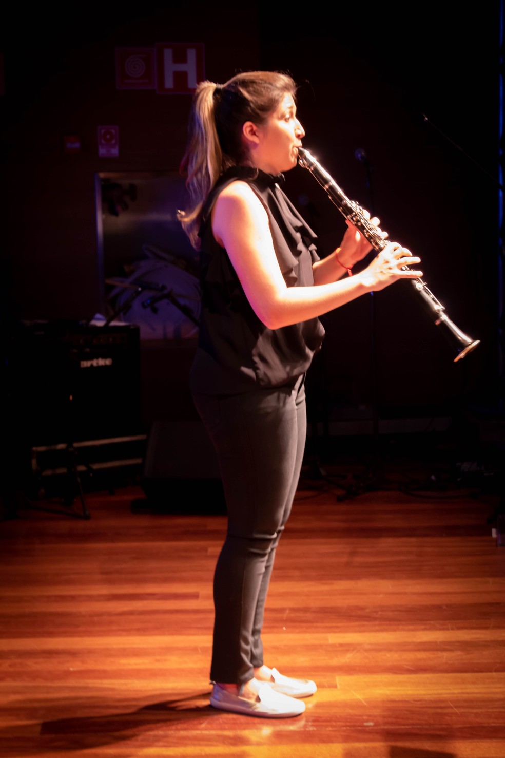 Estudante de MT ficou em 1º lugar tocando clarinete em concurso de música em São Paulo — Foto: Jéssica Gubert/Arquivo pessoal