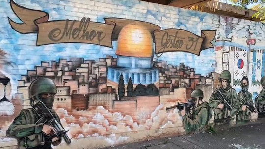 Polícia encontra pintura da cidade de Jerusalém em favela do Rio durante operação