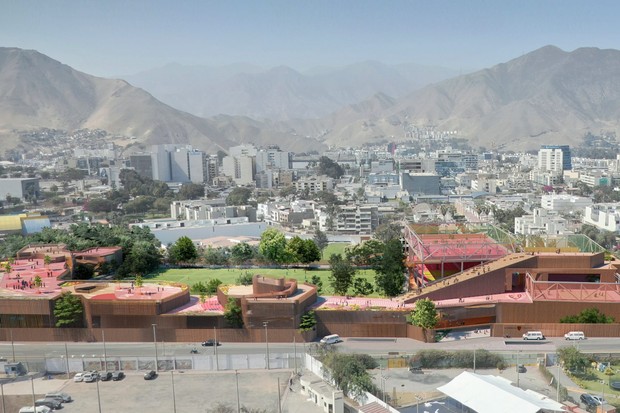 Empresas de arquitetura desenvolvem escola 'à prova de pandemias' no Peru (Foto: Divulgação)
