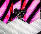 Deadmau5 no Lolla tem remix rock e 'cosplay' (Raul Zito/G1)