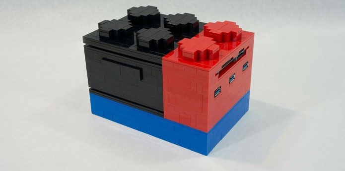 Micro Lego Computer com blocos de expansão (Foto: Divulgação/TotalGeekDom)