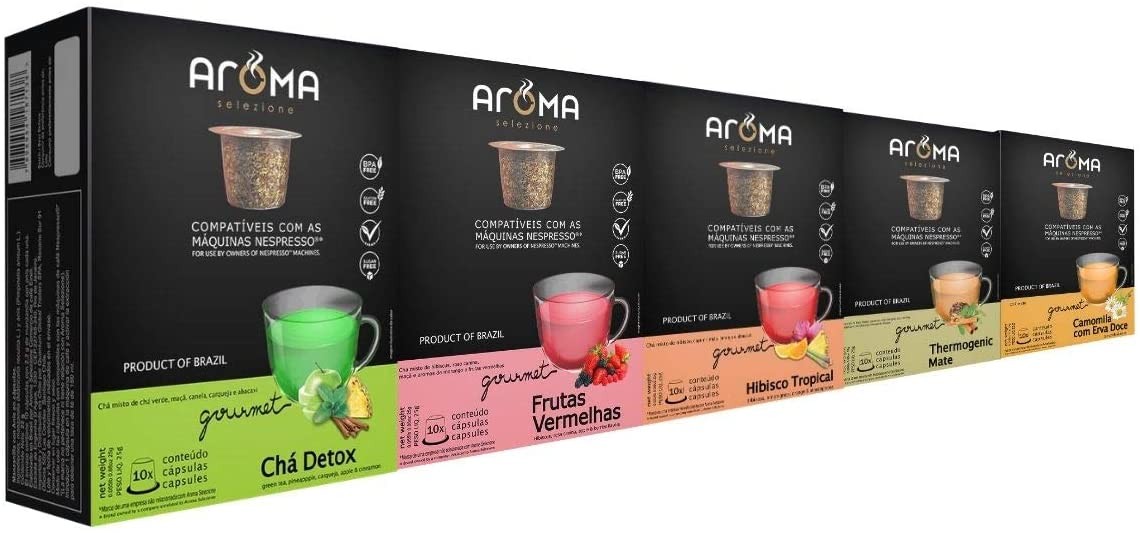 50 Cápsulas de chá para Nespresso, Aromay (Foto: Reprodução/ Amazon)