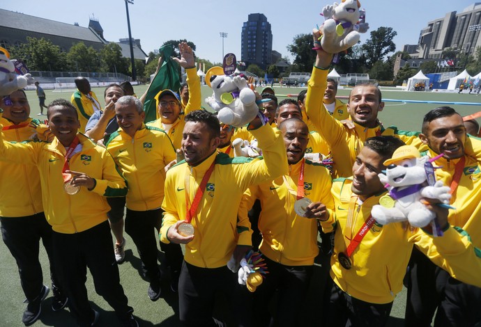 Brasil campeão parapan toronto futebol de 7 (Foto: Marcelo Regua/MPIX/CPB)