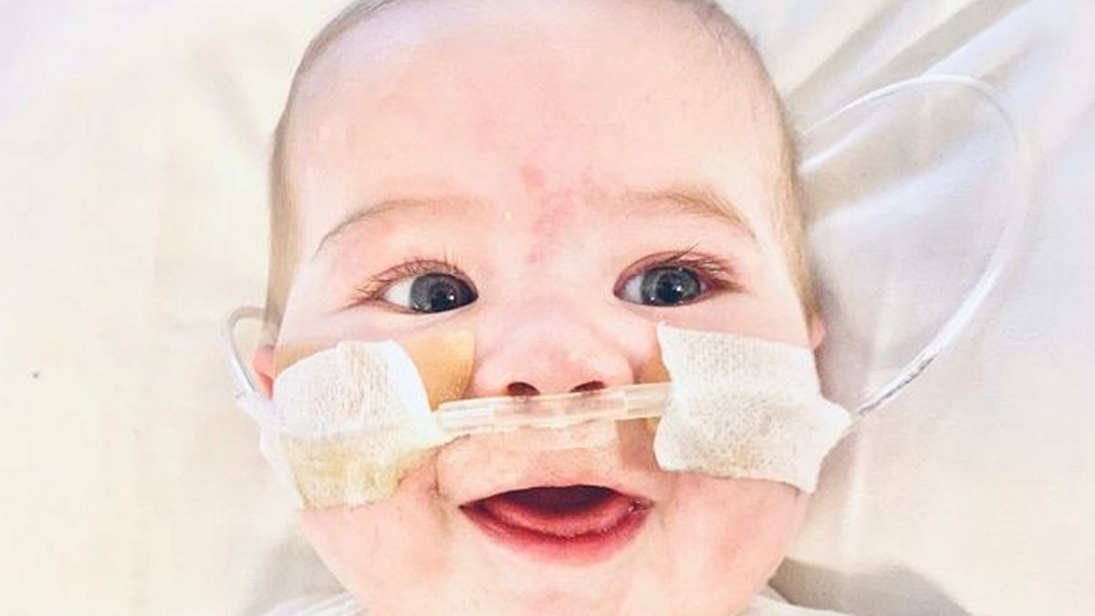 0 little boy born with half a heart racing to get transplant in time to save him
