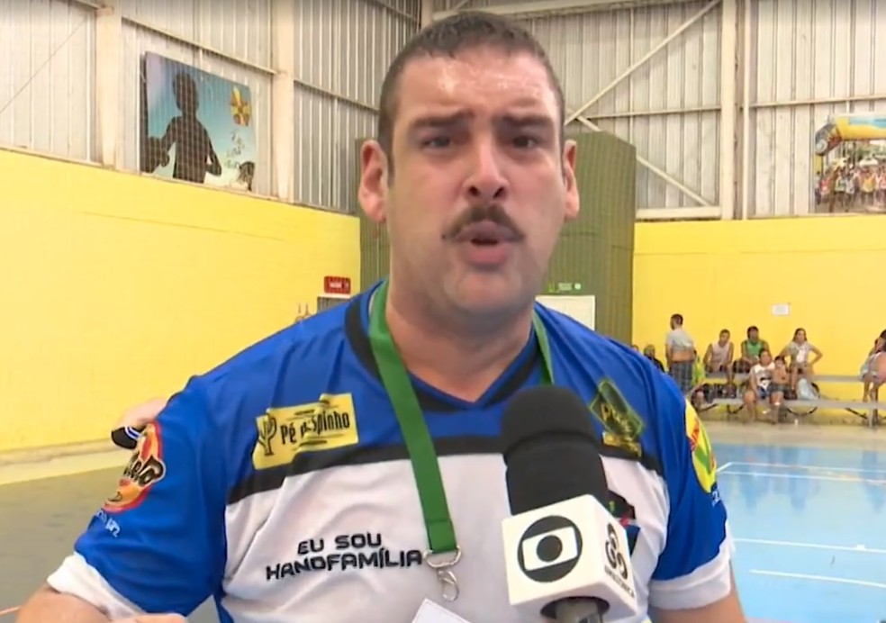 Davi Maia, técnico do Recriança/Handfamília — Foto: Reprodução/Rede Amazônica Acre