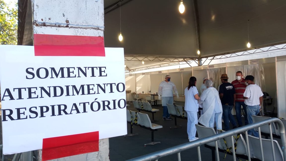 Centro de Triagem do Coronav&iacute;rus em Piracicaba &mdash; Foto: Divulga&ccedil;&atilde;o/ Prefeitura de Piracicaba