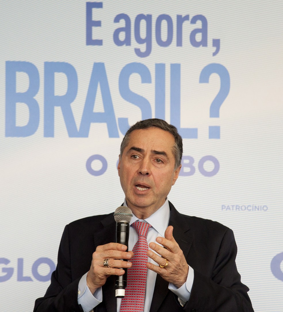 Ministro Luís Roberto Barroso: “País está se preparando para elevar o patamar da ética pública e da ética privada” — Foto: O Globo