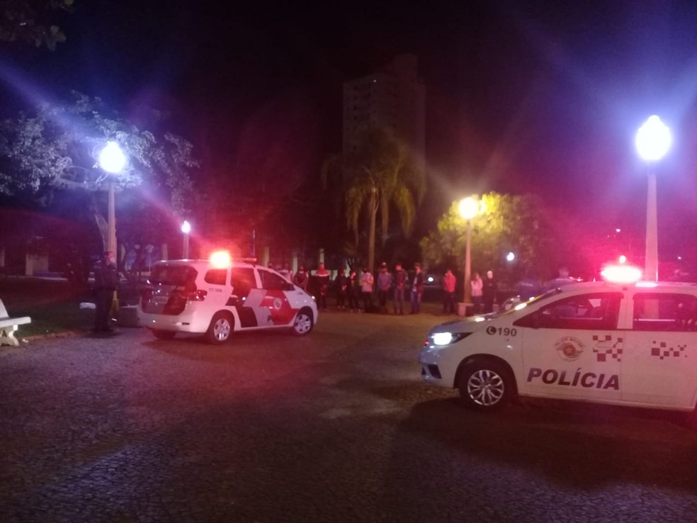 Polícia também registrou infração às medidas sanitárias em Avaré — Foto: Polícia Militar/Divulgação