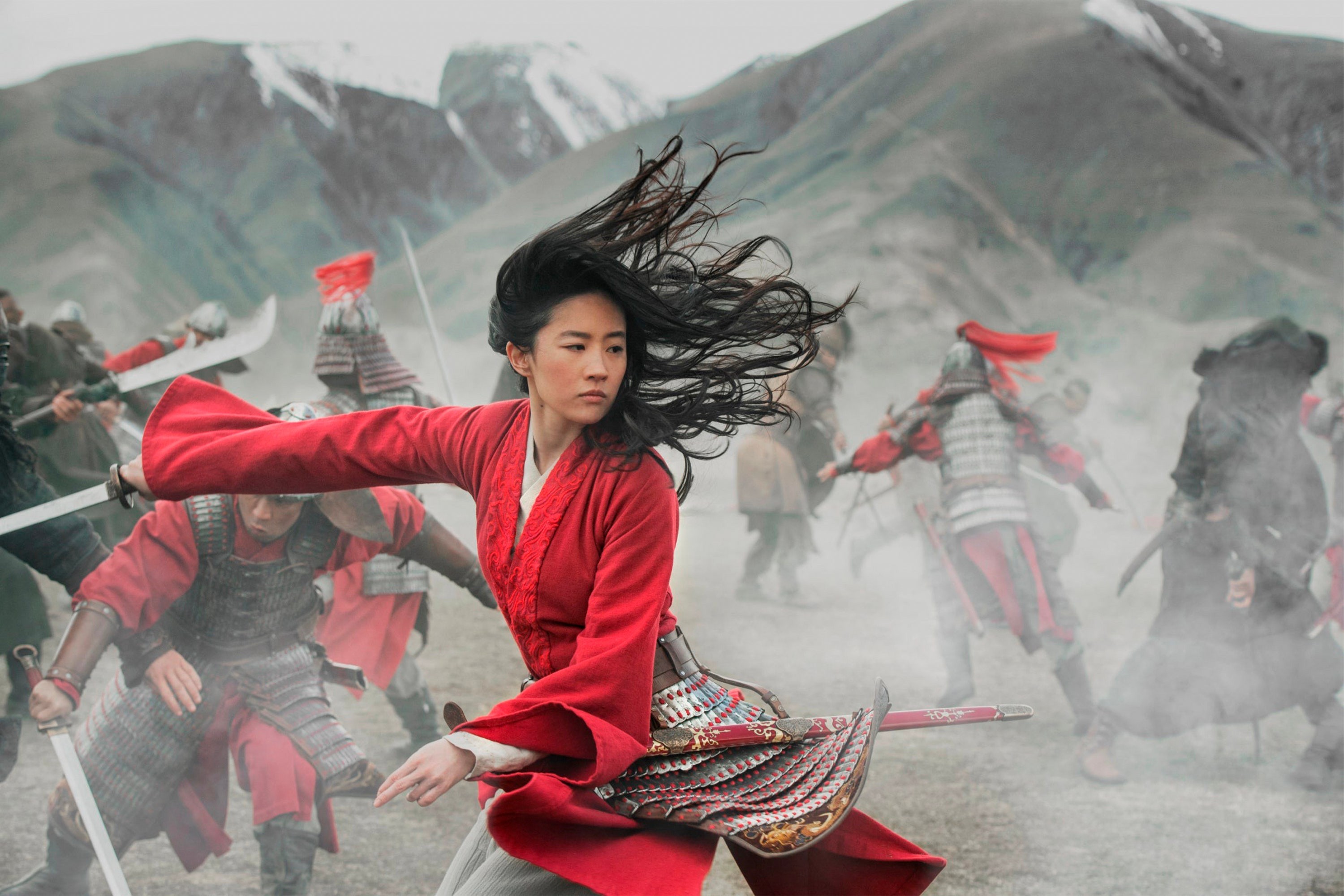Liu Yifei em 'Mulan' (2021), filme live-action da Disney (Foto: Divulgação/IMDb)