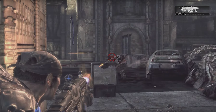 Gears of War 2 teve melhorias gráficas (Foto: Reprodução/YouTube)