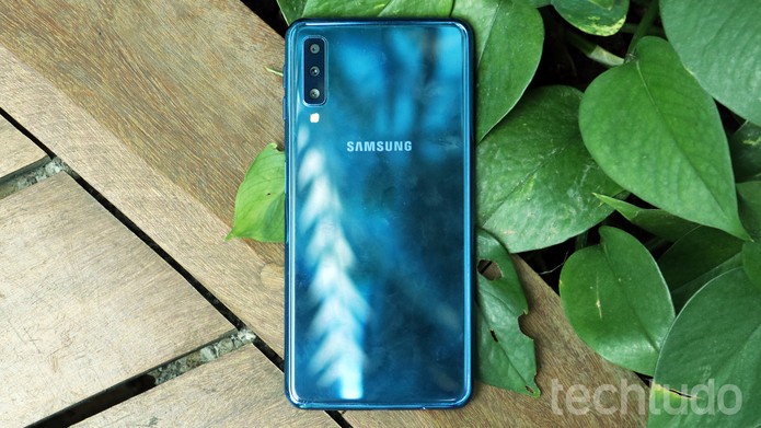 Galaxy A7 2018 (Foto: Bruno De Blasi/TechTudo) Galaxy A7 2018 (Foto: Bruno De Blasi/TechTudo)