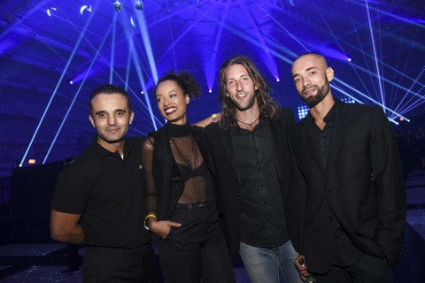 Andre Ferreira, Dani Leonel, Brett, Danilo Gonçalves (Foto: Lu Prezia)