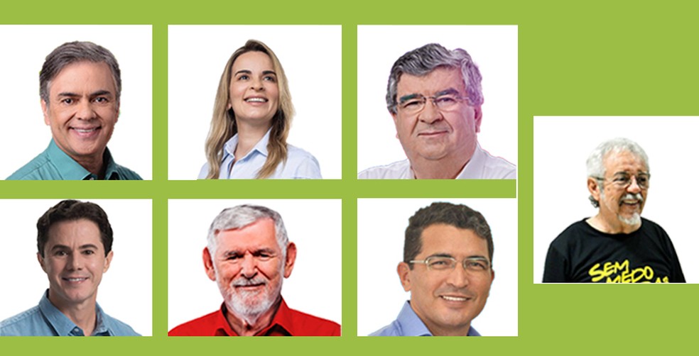 Candidatos ao Senado pelo estado da Paraíba — Foto: GloboEsporte.com