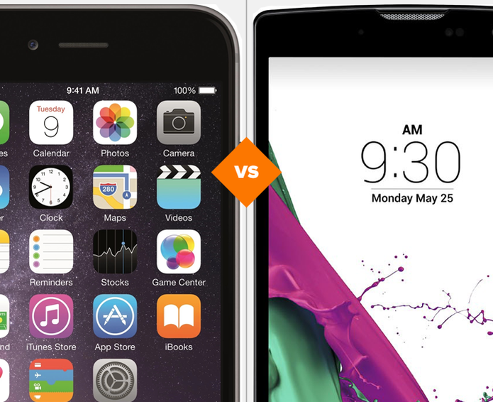 LG G4 vs iPhone 6S Plus: veja qual celular de tela grande se sai melhor (Foto: Arte/TechTudo)