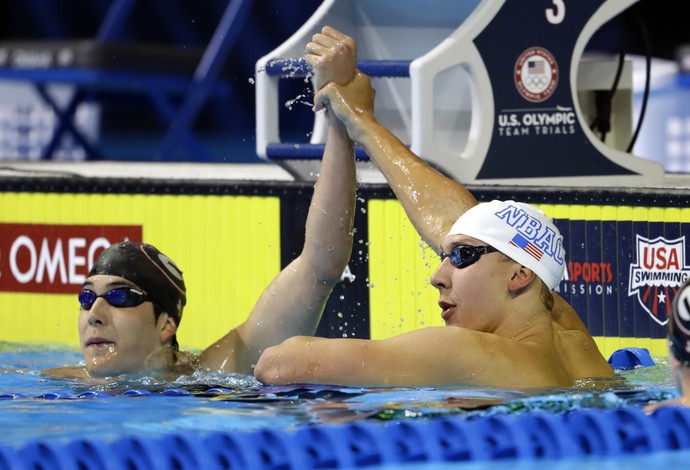 Jay Litherland, Chase Kalisz, seletiva olímpica americana, natação (Foto: Reuters)
