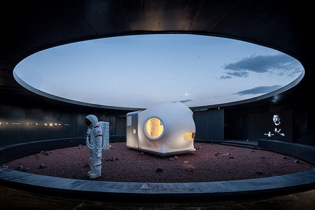 Escritório de arquitetura desenvolve cápsula para viver em Marte (Foto: WU Qingshan/Divulgação)
