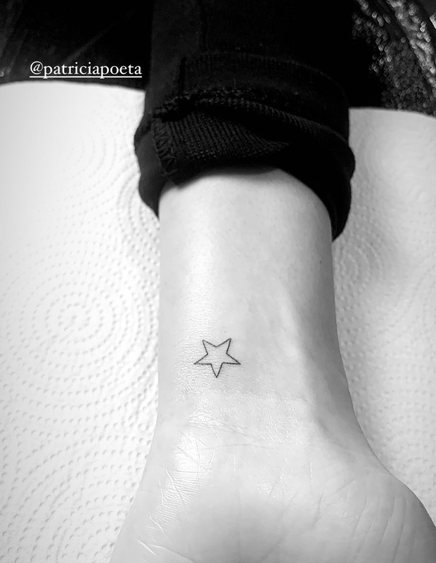Patrícia Poeta faz primeira tatuagem (Foto: Reprodução/Instagram)