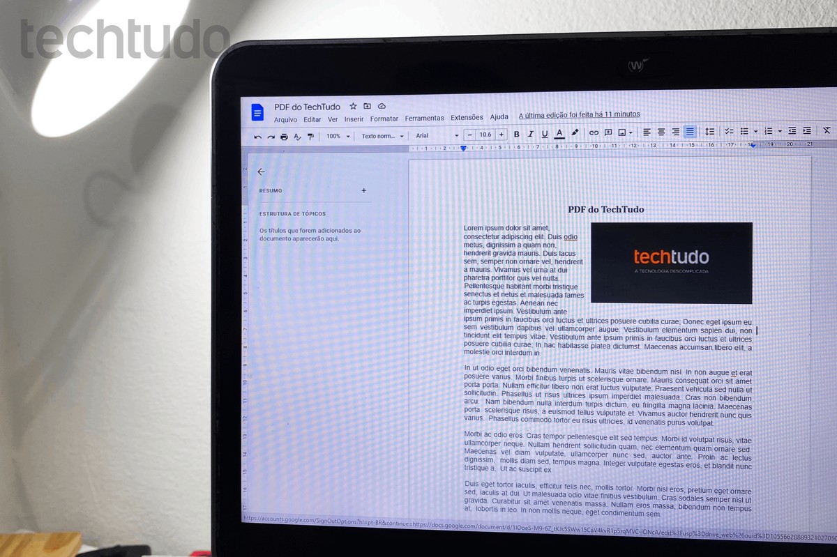 Como editar documento em PDF com o Google Docs