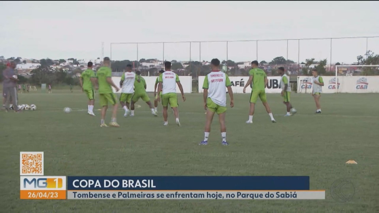 Tombense e Palmeiras se enfrentam no Parque do Sabiá pela Copa do Brasil