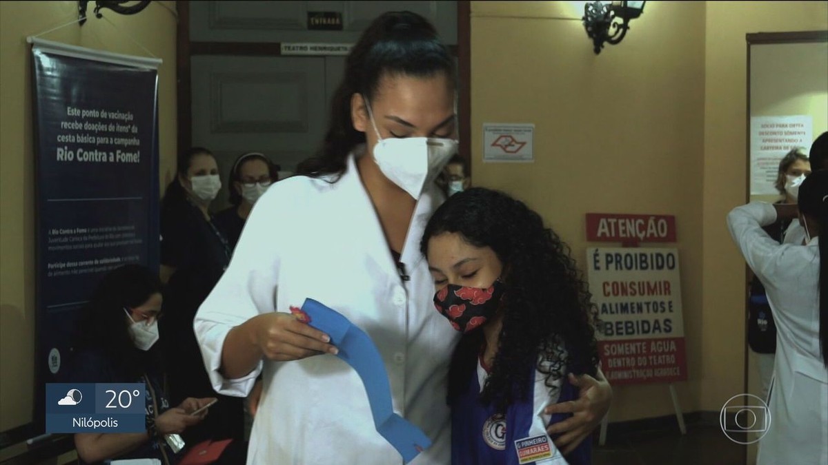 Estudantes prestam homenagem aos profissionais da saúde que trabalham na pandemia de Covid | Rio de Janeiro - Vimarsana News