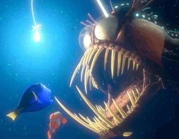 O Anglerfish também aparece no filme "Procurando Nemo" (Foto: divulgação)