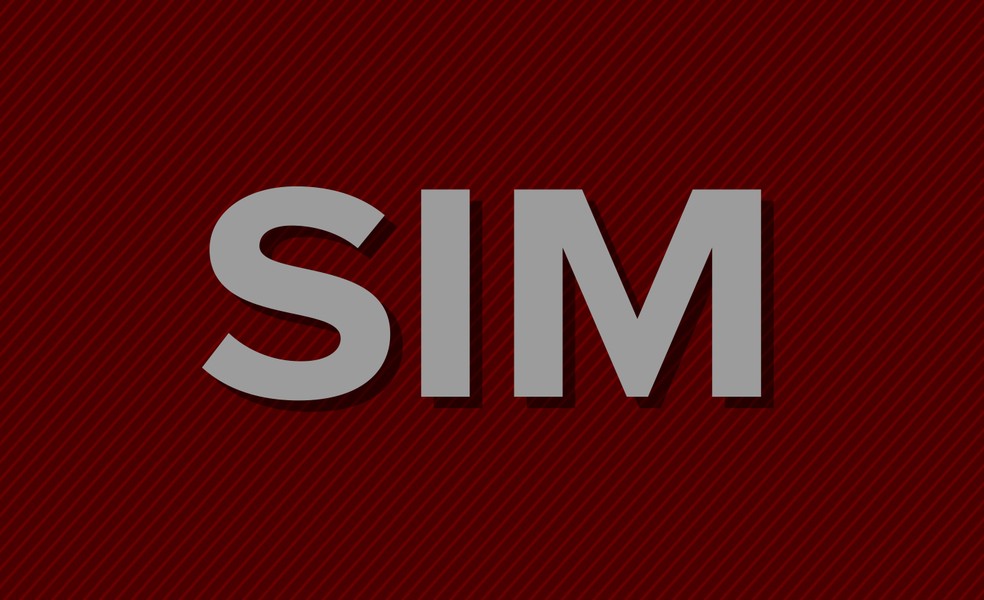 Sim (Foto: Editoria de Arte/G1)