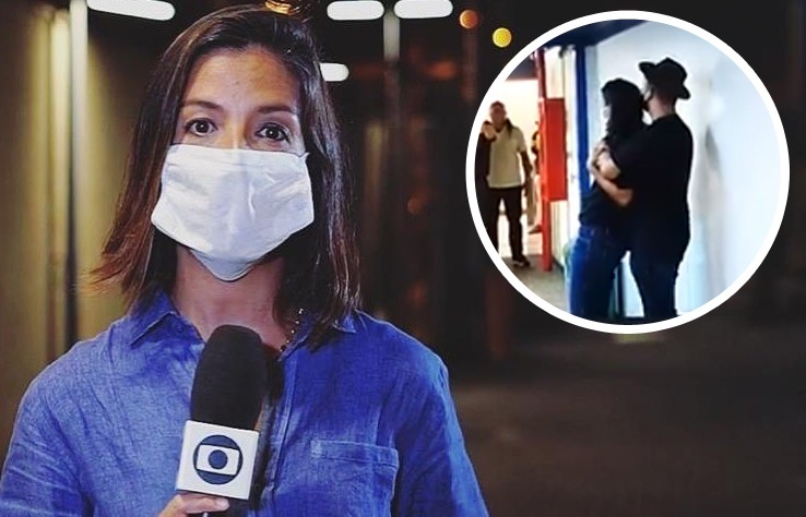 Marina Araújo foi feita de refém por homem que invadiu prédio da Globo (Foto: Reprodução)