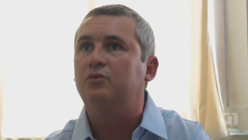 Geraldino Junior (PSDB), atual prefeito de Ilha Comprida, no Vale do Ribeira &mdash; Foto: G1 Santos