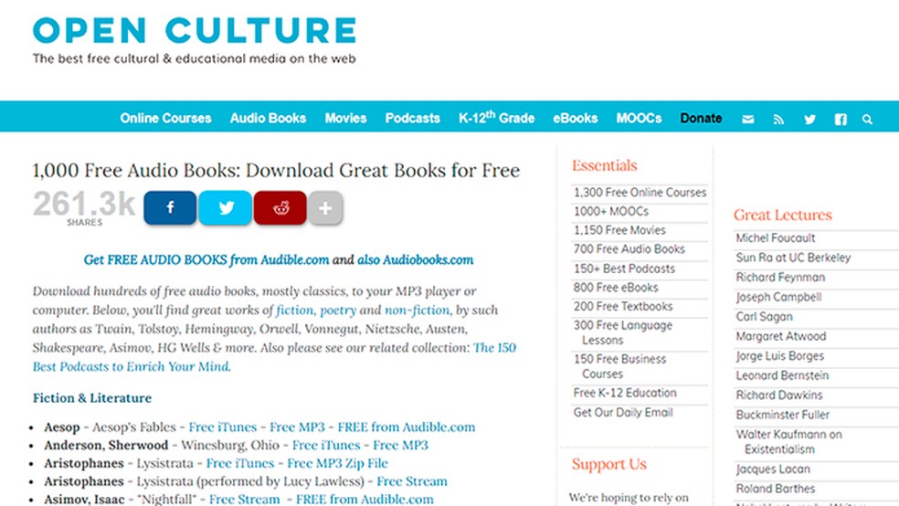 Sites De Audiobook Gratis Oito Opcoes Para Baixar Livros Em Audio E Books E Cultura Techtudo Sites De Audiobook Gratis Oito Opcoes Para Baixar Livros Em Audio E Books E Cultura Techtudo