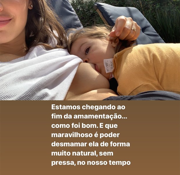 Laura Neiva fala sobre desmame de Maria (Foto: Reprodução / Instagram)