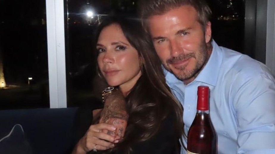 Victoria comemora aniversário de David Beckham