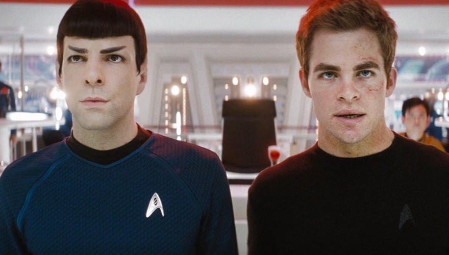Spock e Kirk em versão de 2009 de Star Trek (Foto: Divulgação)