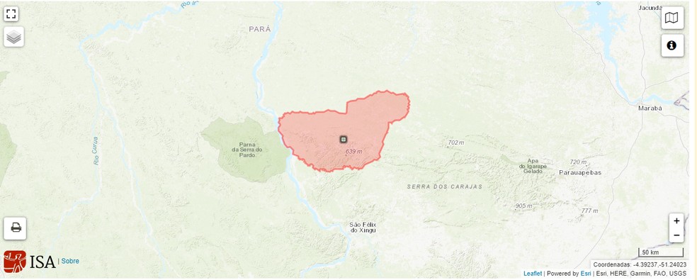 Terra Indígena Apyterewá, localizada no município de São Félix do Xingu, também sofre ameaças de grileiros e ligações elétricas clandestinas por parte dos invasores — Foto: Reprodução
